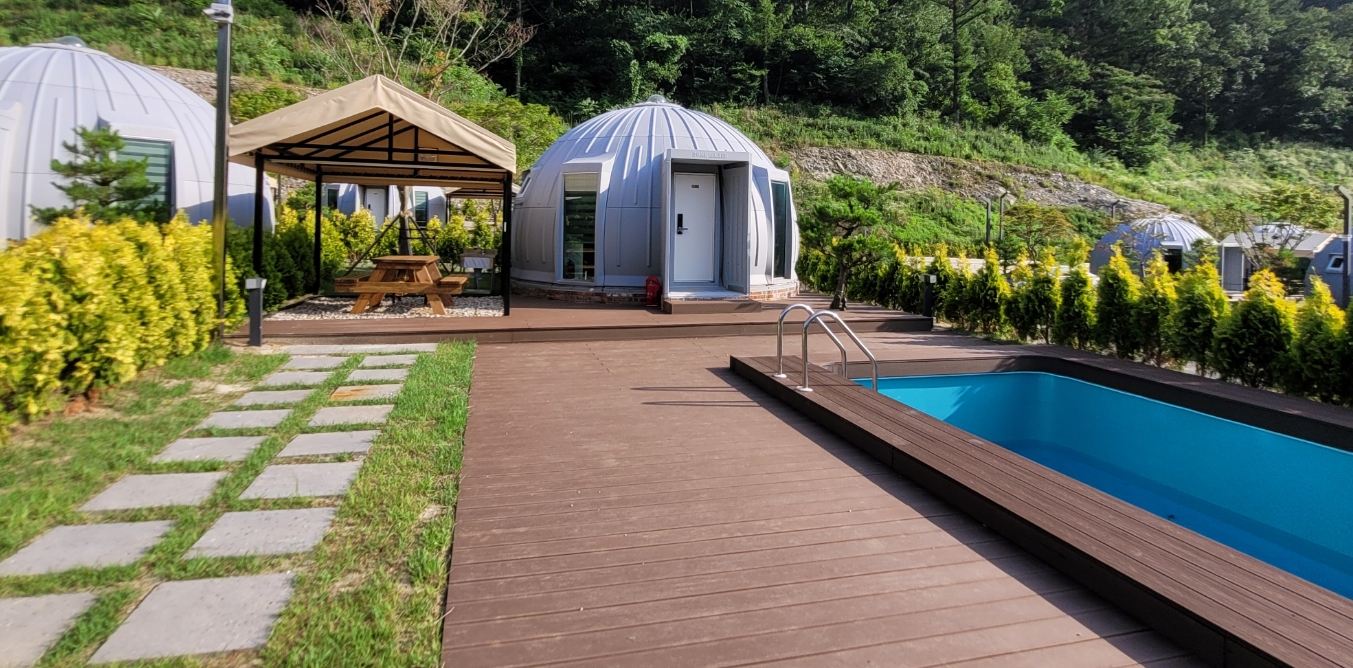 글렘핑 돔A 상세