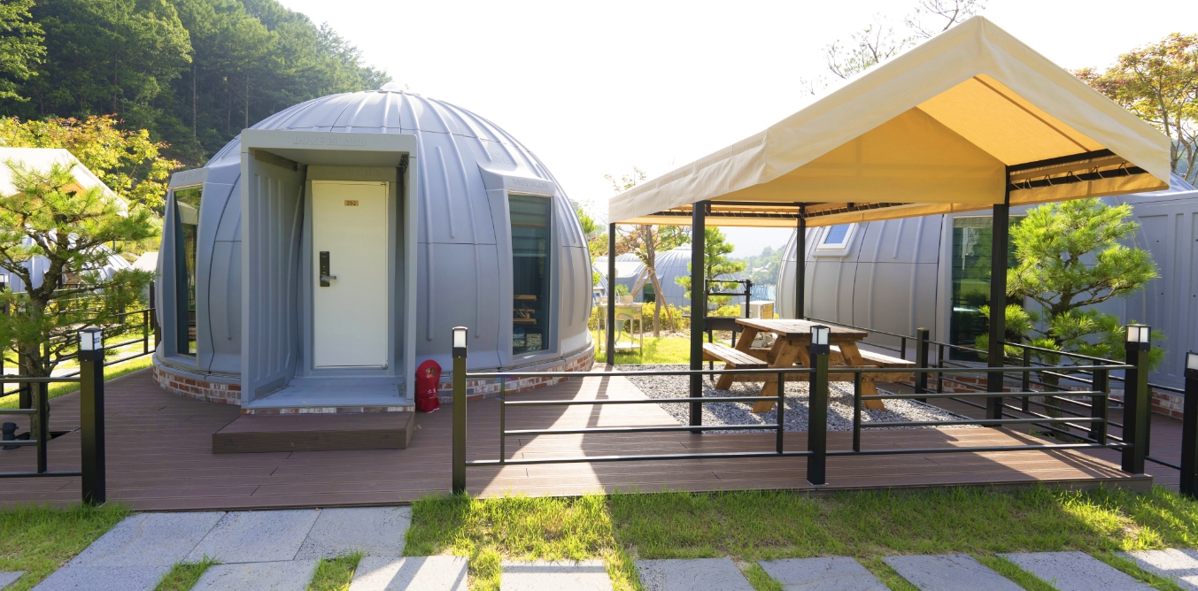 글렘핑 돔B 상세